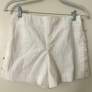 Club Monaco eyelet shorts